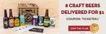 8 Craft Beers $1 for 1st Month, $59/Month Thereafter (Min Spend $119) @ Craft Cartel