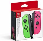 Nintendo Switch Joy-Con Controller Pair (Neon Green/Neon Pink) $84 Delivered @ via Amazon AU
