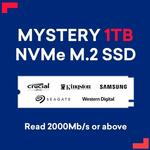 Boxing Day Mystery 1TB NVMe M.2 SSD Read 2000Mb/s or above $139.00+(Delivery $10.2 standard+1% surcharge $1.49) Total $150.69