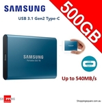 Samsung T5 Portable SSD 500GB $84.10, 1TB $159.80 + Delivery @ Shopping Square