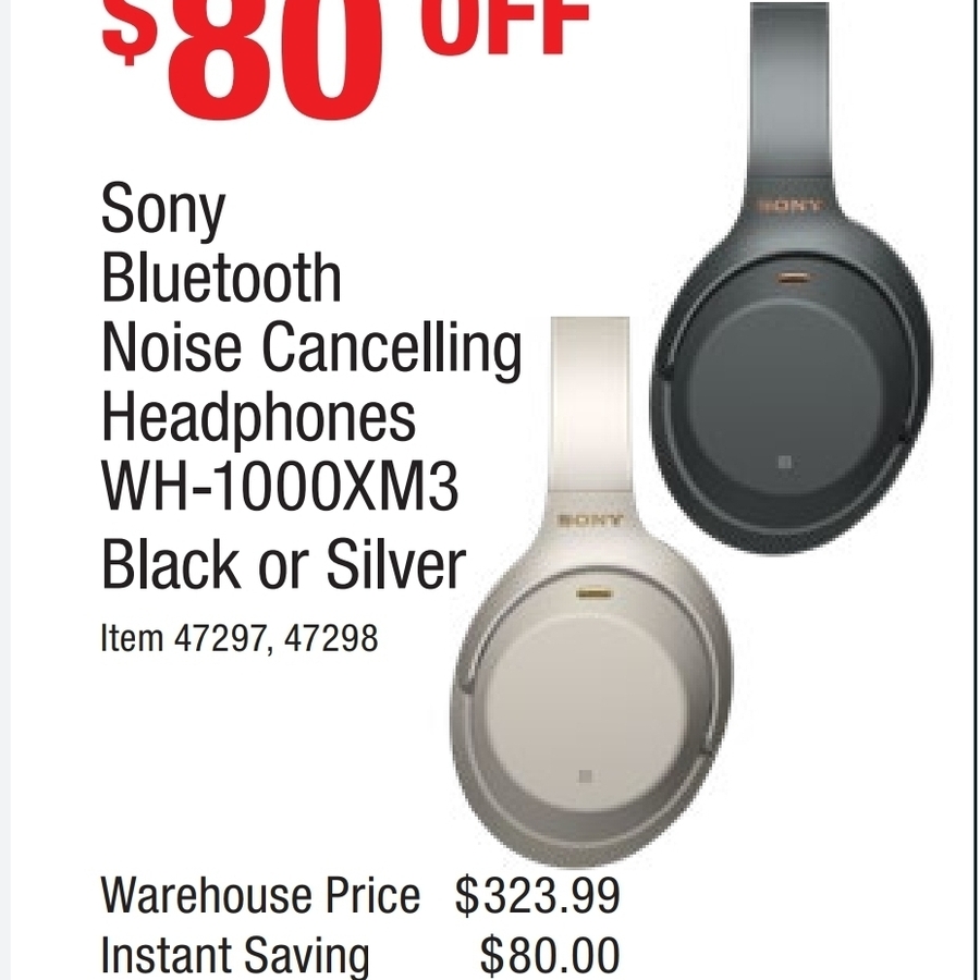 Sony xm3 costco sale