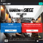 [PC, PS4, XB1] Free to play week - Rainbow Six Siege - Ubisoft/PS Store/MS Store