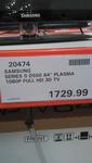 Samsung 64" Plasma 1080p Full HD 3D TV $1729.99 at Costco-Lidcombe