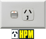 HPM Excel XL Single Powerpoint 32 Amps White XL787/32WE 240V $29 Delivered @ Coffeeelisa eBay