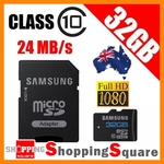 Samsung 32GB Class 10 MicroSDHC Card with Adapter @ $46.95 Delivered from Sydney