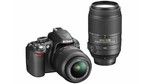 Nikon D3100 DSLR 18-55mm + 55-300mm Twin lens kit $798 HARVEY NORMAN