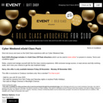 4 Gold Class Tickets $100 (CineBuzz Membership Required) @ Event Cinemas