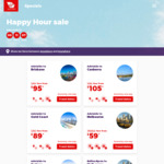 Extended Happy Hour Sale: Flights from $45 One Way @ Virgin Australia