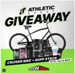 Win a Crusier Bike and Athletrics Sport Supplement Stack Worth $875 from Nutrition Warehouse