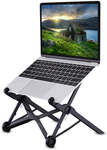 Tendak Foldable Laptop Stand, Portable Computer Stand (Black) US$9.99 (~A$14.85, Was A$29.72) & Free Shipping @ Tendak