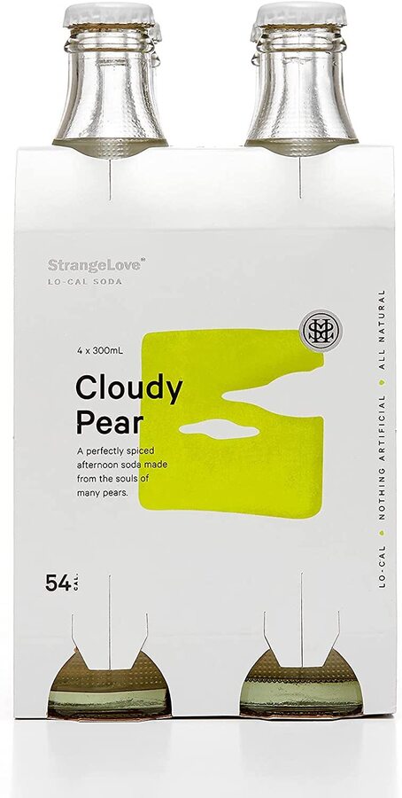 StrangeLove Cloudy Pear and Cinnamon Lo-Cal Soda, Pack of 4 x 300ml $2.50 + Delivery ($0 Prime/ $39 Spend) @ Amazon AU Warehouse