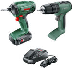 40% off Bosch 18V Kit: Hammer Drill, Impact Driver, 1 x 2.5Ah Battery + Fast Charger $149 (RRP $249) Delivered @ Bosch via eBay
