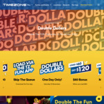 Double Credits - Load $60 Get $120, Load $100 Get $200 @ Timezone