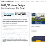 Win a Share in $12099 from Complete Home and Home Design Magazine