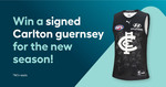 Win a 2023 Signed Carlton AFL Guernsey (Worth $500) from Great Southern Bank