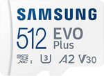 Samsung EVO Plus 512GB MicroSD Card + Adapter $54.99 Delivered @ Lucky Petter via Amazon AU
