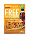 FREE Subway 6 Inch with The Purchase of Any 600ml Coke or Water