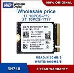 Western Digital SN740 NVMe M.2 2230 SSD 1TB A$89.11, 2TB A$185.85 Delivered @ JBL Global Sales Store AliExpress