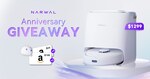 Win a Narwal Freo, 1 of 2 US$100 Amazon Gift Cards or 1 of 2 US$25 Amazon Gift Cards from Narwal