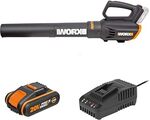 WORX 20V Turbine Blower, Battery and Fast Charger Included, WG547E. $99.00 Delivered @ WORX Store via Amazon AU