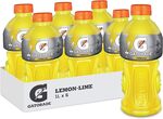 Gatorade Lemon Lime Sports Drink, 6 x 1L $9 (BB 17/2/24) + Delivery ($0 with Prime/$59+ Spend) @ Amazon AU Warehouse
