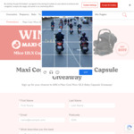 Win Maxi Cosi Mico 12LX Baby Capsule from Huggies