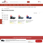 Merrell Kids' Sandals $14.95 + Shipping @ Brand House Direct