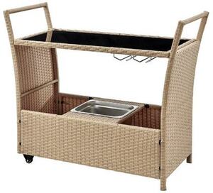 Shangri-La Balmain Outdoor Furniture Bar Cart (Natural) $99.99 ($79.99 with First) + Shipping @ Kogan