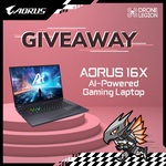 Win an AI-Powered Gaming Laptop - AORUS 16X (2024) from AORUS ANZ