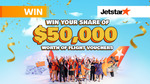 Win 1 of 5 2x $5,000 Jetstar Flight Vouchers from Seven Network [Codewords]