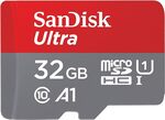 SanDisk 32GB Ultra microSDHC UHS-I Memory Card with Adapter $9.99 + Delivery ($0 with Prime/ $59 Spend) @ Amazon AU