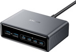 Anker Prime Charger (200W, 6 Ports, GaN) with Bonus Anker 321 USB-A to Lightning Cable $127.46 Delivered @ Anker