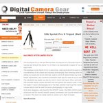 SLIK Sprint Pro II Camera Tripod Only $75