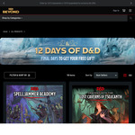 12 Days of D&D (04/12 to 15/12) - Free Digital Rewards (D&D Beyond account required) @ D&D Beyond Marketplace