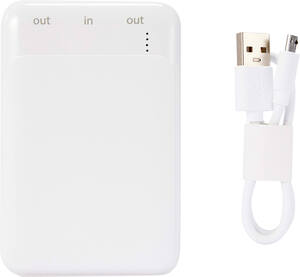 Anko 5000mAh Dual USB-A Output Power Bank, White $5 (Was $15) + Delivery ($0 OnePass/ $65 Order) @ Kmart