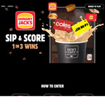 Purchase Any Jack's Cafe Barista Coffee for a 1 in 3 Chance to Win (1 of 193,840 Prizes) @ Hungry Jack's