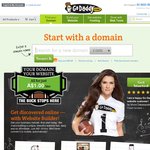 GoDaddy USD$1.99 .COM Domain Registration Valid for New and Transfer Domains!
