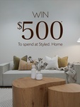Win $500 Store Credit from Styled Homeware / Styled Home Staging