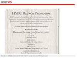 Freebie Brunch to HSBC Customers BRIS-MEL-SYD