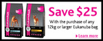 Eukanuba 12-15kg Bags $25 off! from $96.95 for a 15kg Bag,