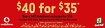 Vodafone $40 Recharge for $35 @ 7-Eleven