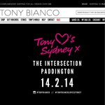 30% off Full Priced Items at Tony Bianco (Online Only)