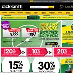 DickSmith: 10% off Samsung Tablets, 10% off MacBook Air, 10% off Xbox One, 20% off Canon DSLR, etc