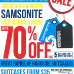 samsonite warehouse sale