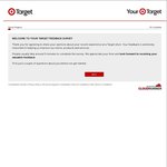 Target - Win a $1000 Gift Card for Your Feedback (1 Draw a Month for 12 Months)