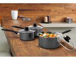 3 Piece Non-Stick Cookware Set with Lids $4.97 Delivered + More @DealsDirect