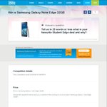 Win a Samsung Galaxy Note Edge 32GB from Student Edge