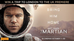 Win a Trip for Two to London for The UK Premiere of The Martian (Valued at $9360) from Ten Play