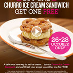 Buy 1 Get 1 Free Churro Ice Cream Sandwich (Save $8.95) @ San Churro