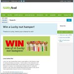 Win 1 of 10 Lucky Nut Hampers Valued at $50 Each from The Healthy Food Guide Website